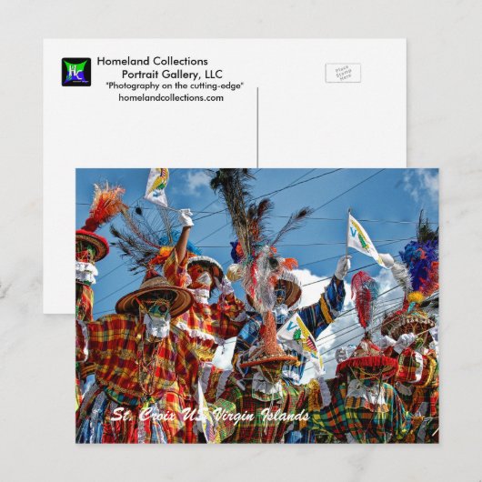 Mocko Jumbies USVI Briefkaart (Voorkant / Achterkant)