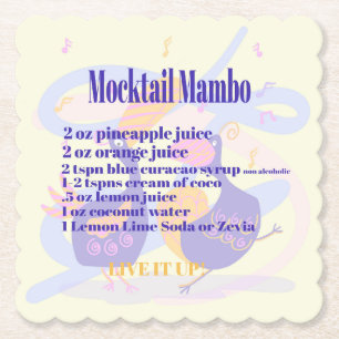 Mocktail Vogels Onderzetter