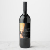Mockup Ancient Egypt Nefertiti Custom Wine Labs Wijn Etiket (Voorkant)