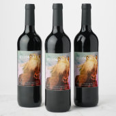 Mockup Ranch Rustic Horse Étiquettes de vin person (Bouteilles)
