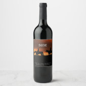 Mockup Westerne Ranch aangepaste wijnlabels Wijn Etiket (Voorkant)