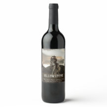 Mockup Yellowstone Western Custom Wine Étiquettes