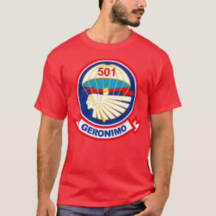 MOD1 Geronimo 501e parachute infanterie T-shirt