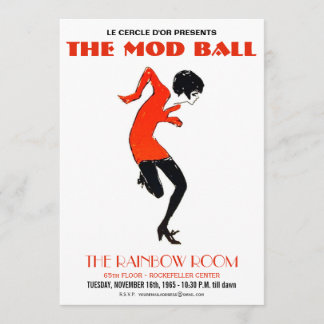 Mod 1960: Dance Party  Uitnodiging