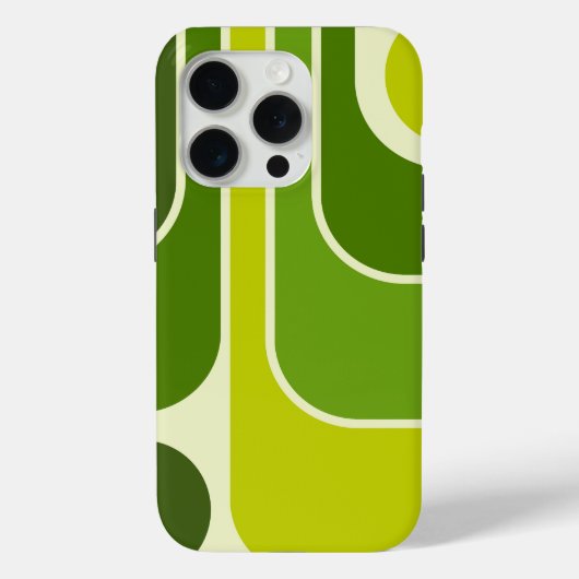 Mod 1970s Retro Style Geometrisch ontwerp Case-Mate iPhone Case (Achterkant)