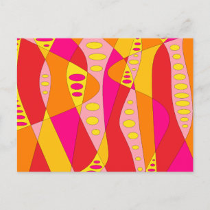 Mod Abstract Briefkaart
