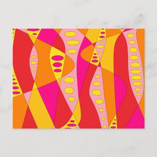 Mod Abstract Briefkaart (Voorkant)