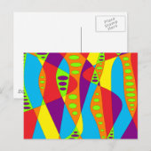 Mod Abstract Briefkaart (Voorkant / Achterkant)