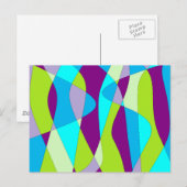 Mod Abstract Briefkaart (Voorkant / Achterkant)