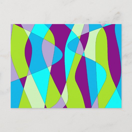 Mod Abstract Briefkaart (Voorkant)