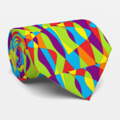 Mod Abstract Stropdas (Opgerold)