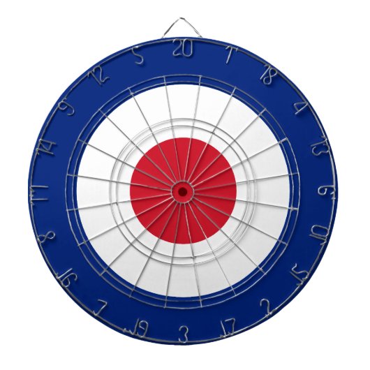 mod afgeronde dartbord (Voorkant)