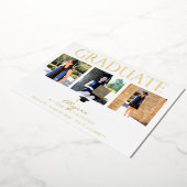 Mod Afstuderen Pet 4 Foto Afstuderen Aankondiging (Gedraaid)