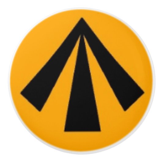 MOD Arrow Keramische Knop (Voorkant)