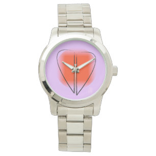 Mod Art Heart Women's overmaats Horloge