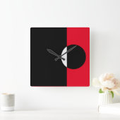 Mod Art-vormen Vierkante Klok (Huis)