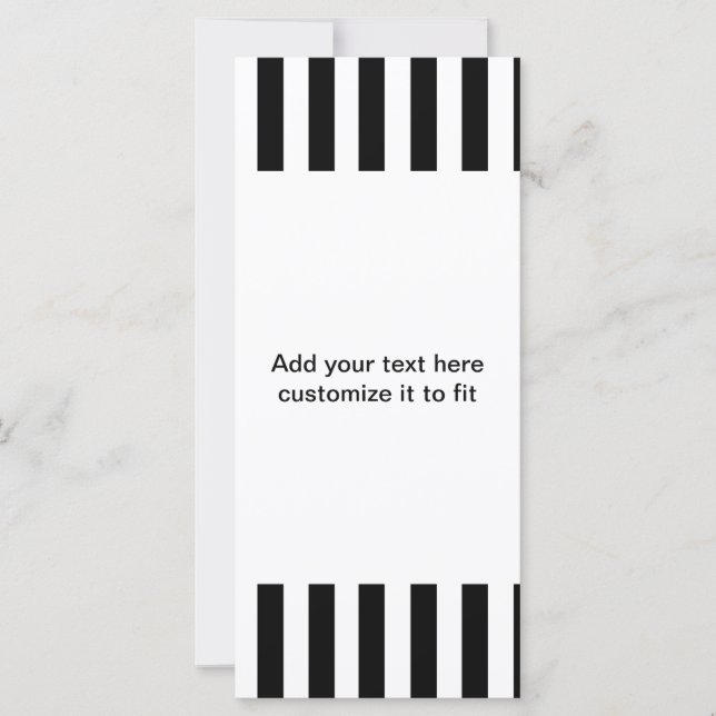 Mod Black en White Stripes Pattern (Voorkant)