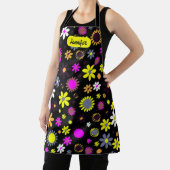 Mod Black Floral Schort (Insitu)