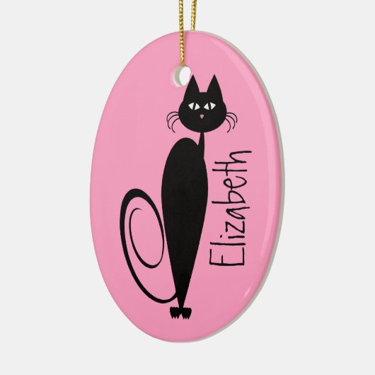 Mod Black Kat Ornament (Links)