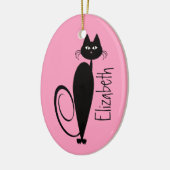 Mod Black Kitty Ornement (Gauche)