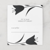 MOD BLACK TULP WEDDING (Buitenkant ongevouwen)