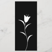 MOD BLACK TULP WEDDING MENU (Achterkant)