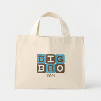 MOD-blokken Big Bro - Blauw & bruin, speciaal aang Mini Tote Bag