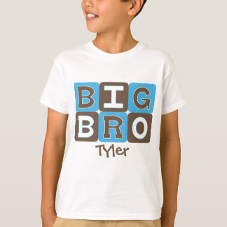 MOD-blokken Big Bro - Blauw & bruin, speciaal aang T-shirt