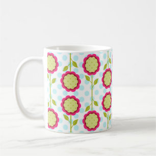 Mod Blooms Cofee Mok