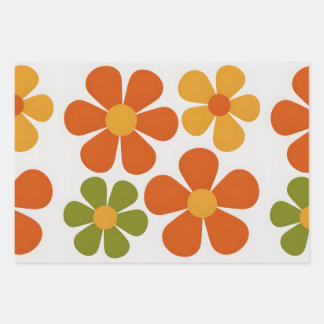 Mod Blooms Inpakpapier Vel