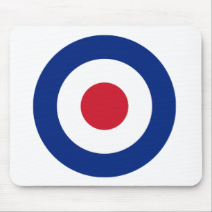 MOD Blue Red en White Muismat   MOD-cadeautjes