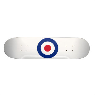 MOD Blue Red en White Skateboard   MOD-cadeautjes