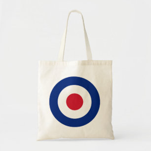 MOD Blue Red en White Square Canvas tas   MOD-cade