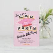 Mod Bright Bold Graduation Party Pet Kaart (Staand voorkant)