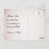 mod bruin paars Dank u wel Briefkaart (Achterkant)