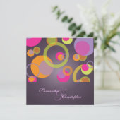 Mod-bubbels/hedendaagse uitvindingen kaart (Staand voorkant)