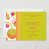 MOD BUBLES/RETRO INVITATION BAT MITZVAH (Dos)