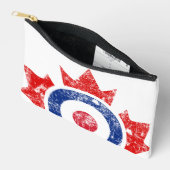 Mod Canada Curling Hockey Target Grunge Ice Etui (Open)