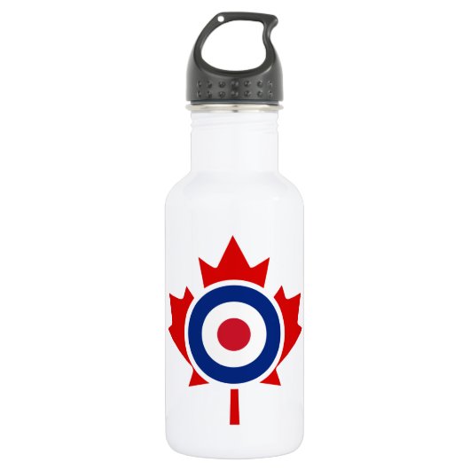 Mod Canada Curling Hockey Target Waterfles (Voorkant)