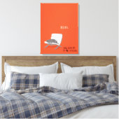 Mod Cats - Vraag het gewoon Canvas Afdruk (Insitu (Slaapkamer))