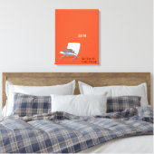 Mod Cats - Vraag het gewoon Canvas Afdruk (Insitu (Slaapkamer))