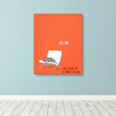 Mod Cats - Vraag het gewoon Canvas Afdruk (Insitu (Houten vloer))