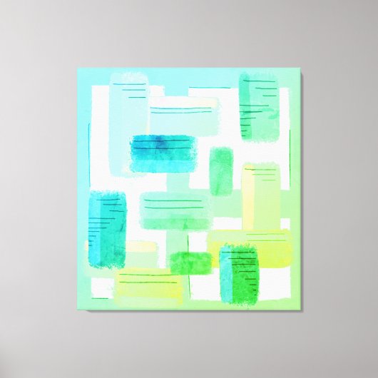 Mod Chalk Nod Canvas Afdruk (Voorkant)