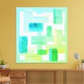 Mod Chalk Nod Canvas Afdruk (Insitu (Woonkamer))