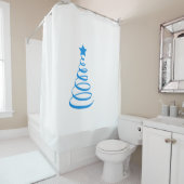 "MOD CHRISTMAS TREE" SHOWER CURTAE DOUCHEGORDIJN (In situ)