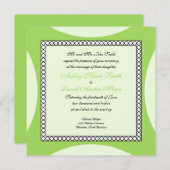 Mod Circles - Uitnodiging tot Limoen (Voorkant / Achterkant)