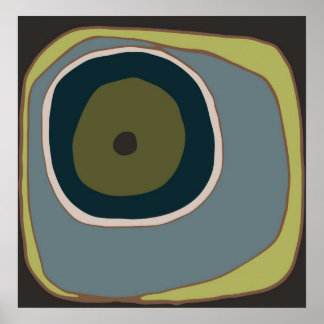 Mod Cirkel 1 - Kunstafdrukken Poster