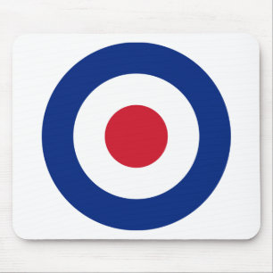 Mod - Classic Roundel - Bullseye Archery Target Muismat