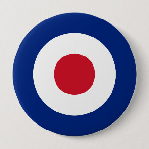 Mod - Classic Roundel - Bullseye Archery Target Ronde Button 4,0 Cm