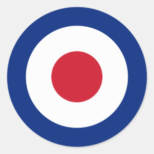 Mod - Classic Roundel - Bullseye Archery Target Ronde Sticker